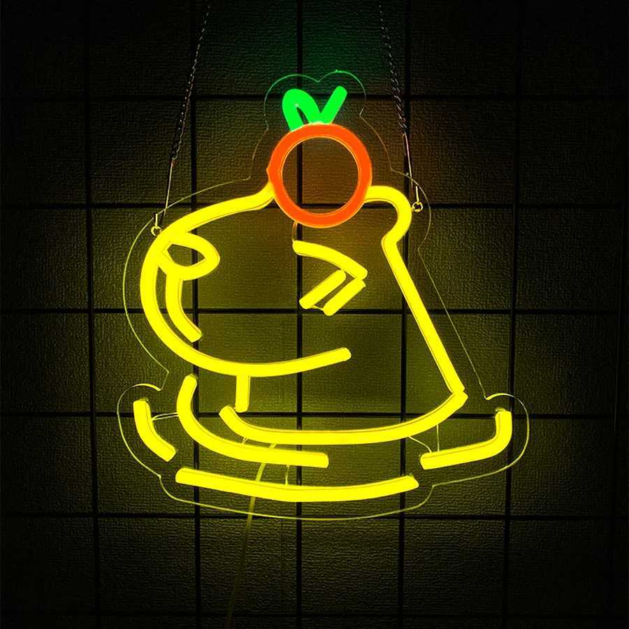 Animation Led Neon Sign 3D Carved Cat Icon Bedroom Game Room Office Pet Shop Bar Decor Birthday Party Christmas Gift H251201