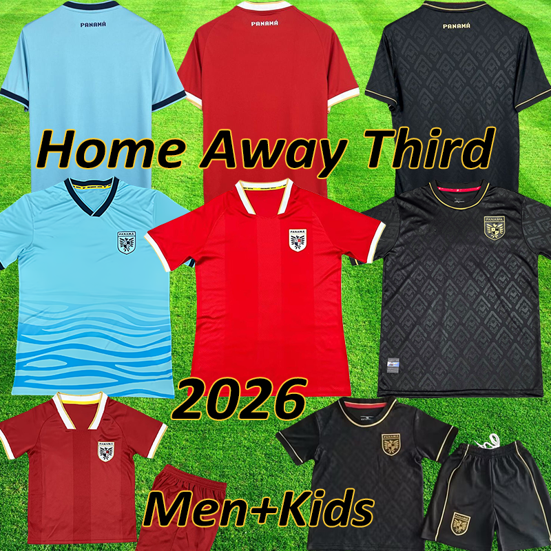 2025 26 Panama Soccer Jerseys home away Third mens kids TEJADA DAVIS BLACKMAN ANDERSON MILLER FAJARDO LUIS RODRIGUEZ national team football shirt Uniform