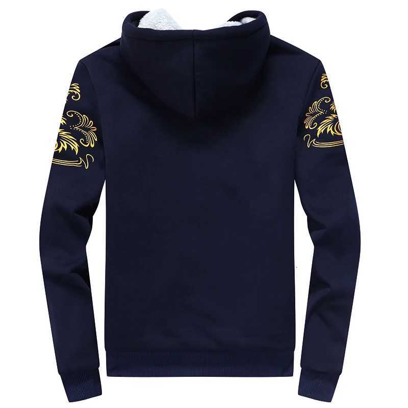 2025 new mens autumn and winter sports and leisure set one set of fleece hoodie mens autumn and winter thick oversized hoode W251202