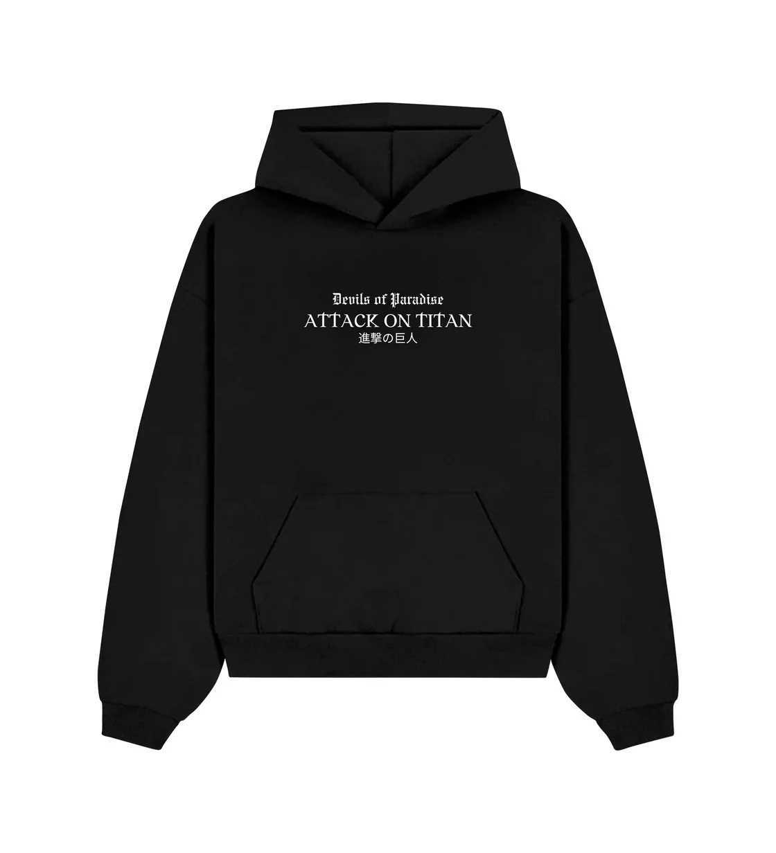 Attack on Titan Japanese Anime Printed Pure Cotton Hoodie for Men and Women Oversized Loose Retro Autumn and Winter Hoodie Tops J251203