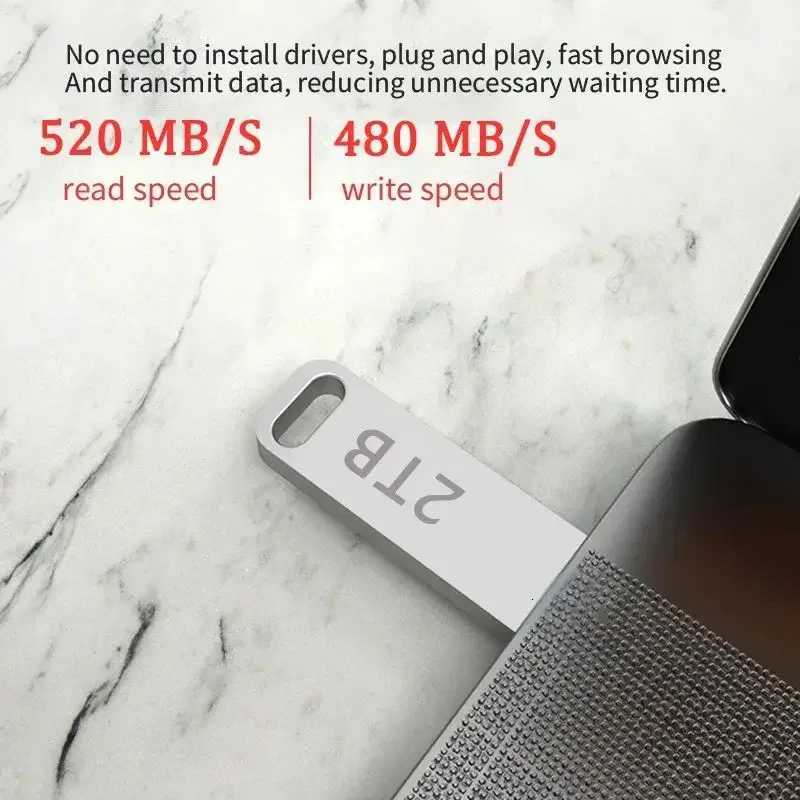 2TB USB 32 Flash Drive High Speed Pendrive Mini U Disk 1TB 512GB 256GB Waterproof Type C Memoria Flash Dsk SSD For M251202 - view 4
