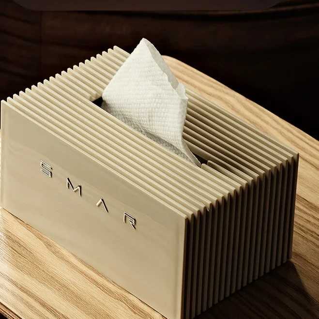 Nordic Italy Style Tissue Box Light Luxury Style He Paper Box Creative Table Desktop Napkins Face Towels Storage Box H251201
