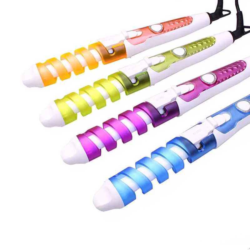 Professional Hair Curler Roller Magic Spiral Curling Iron Fast Heating Curling Wand Electric Hair Styler C251202