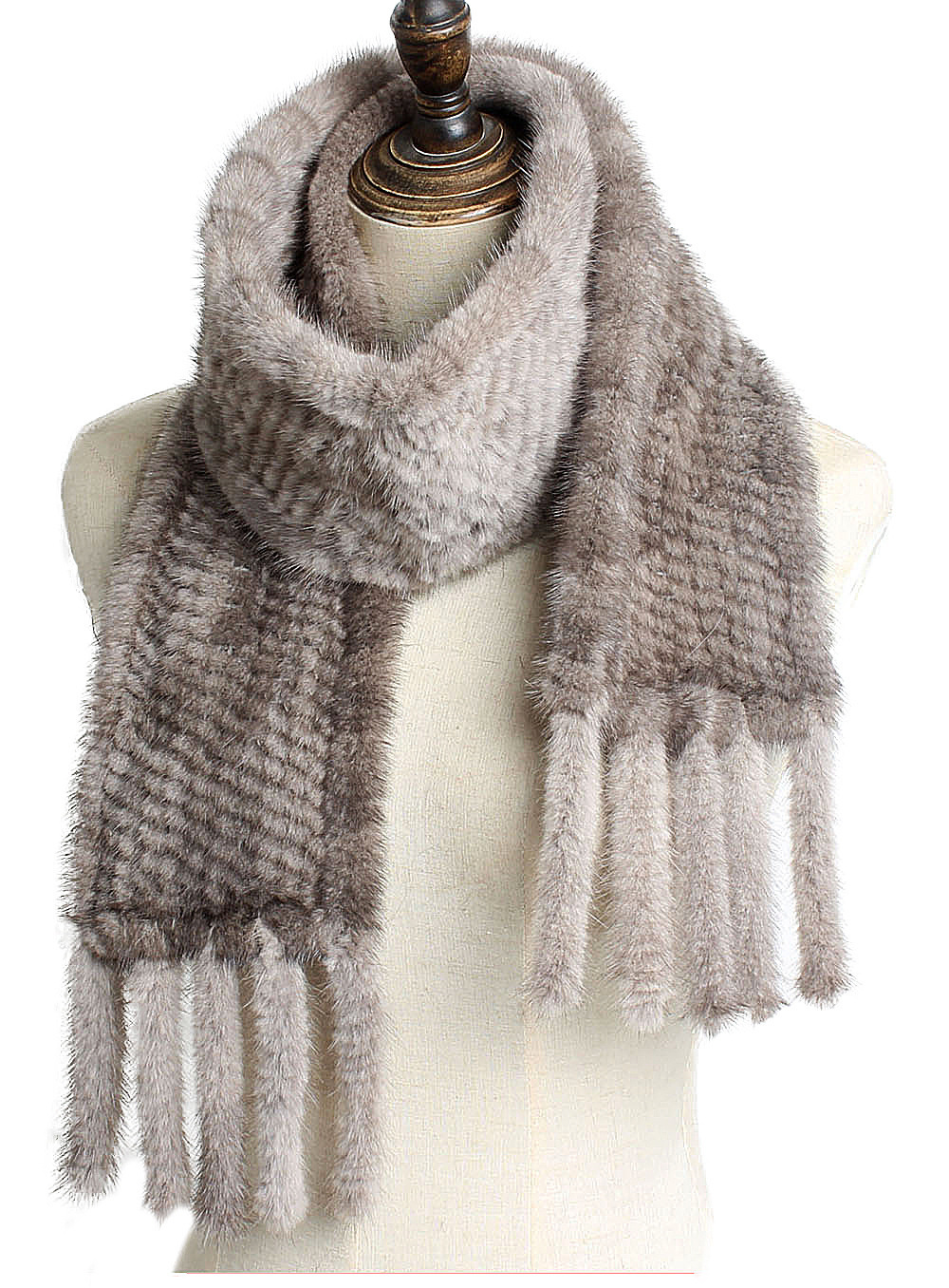 Mink Fur Woven Fur Scarf Autumn Winter Long Mink Fur Scarf Soft and Warm Large Neck Warmer Scarf 241113