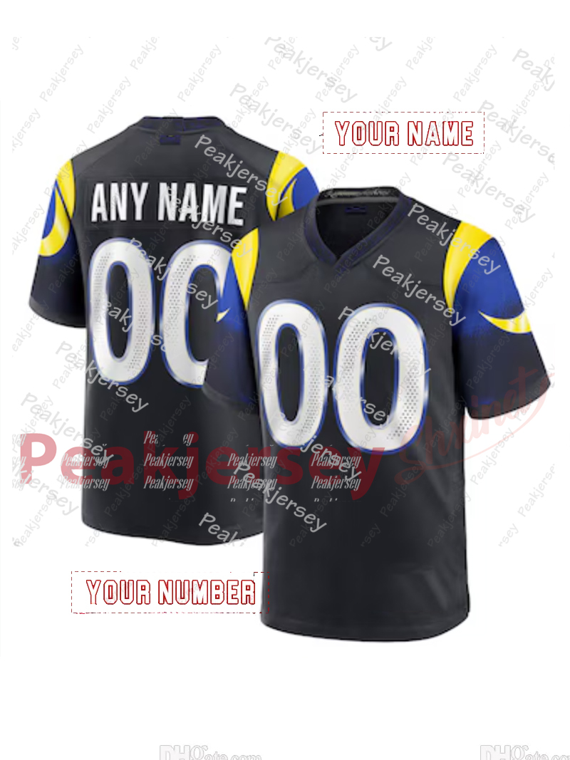 Custom 2025 Rivalries jersey 9 Matthew Stafford Kyren Williams Aaron Donald Puka Nacua avante Adams Christian Rozeboom Jaylen McCollough Stetson Bennett IV 88