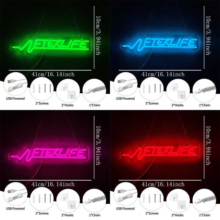 Game Led Neon Sign Letter Icon Wall Decor Usb Powered Used For Room Club Bar Game Room Office Man Cave Wall Lamp H251201