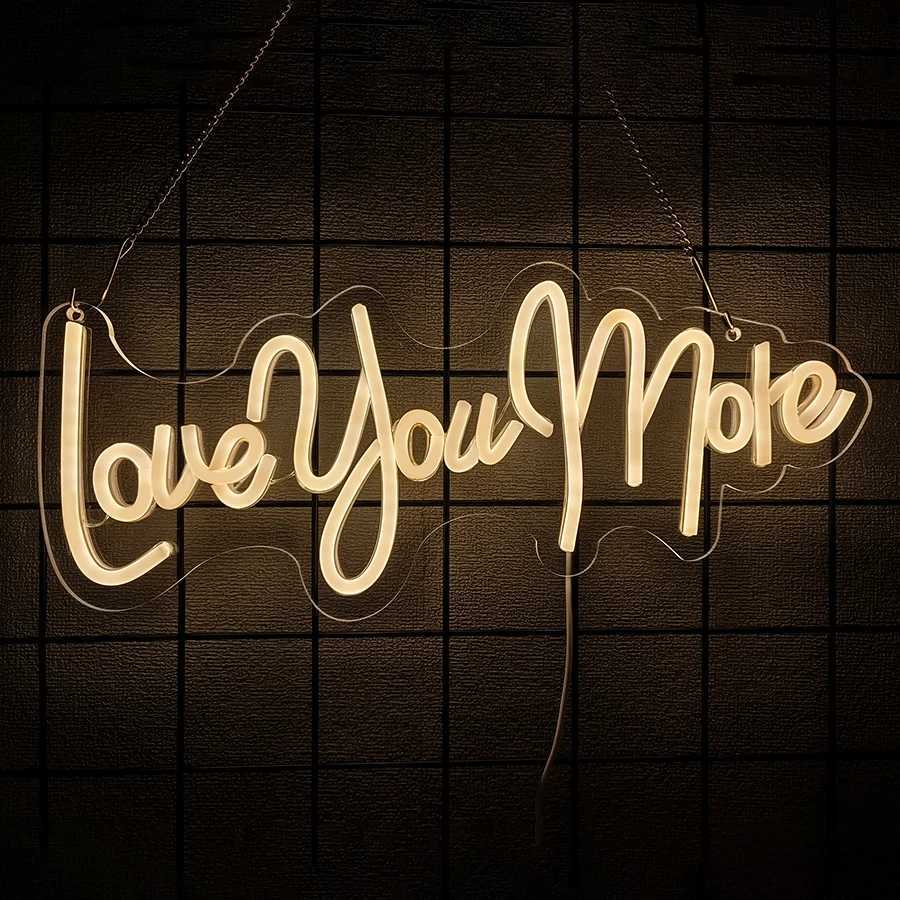 Wedding Theme Neon Sign Led Letter Icon Usb Powered Suitable For Room Home Proposal Party Wedding Art Decor Easy To Hang H251201