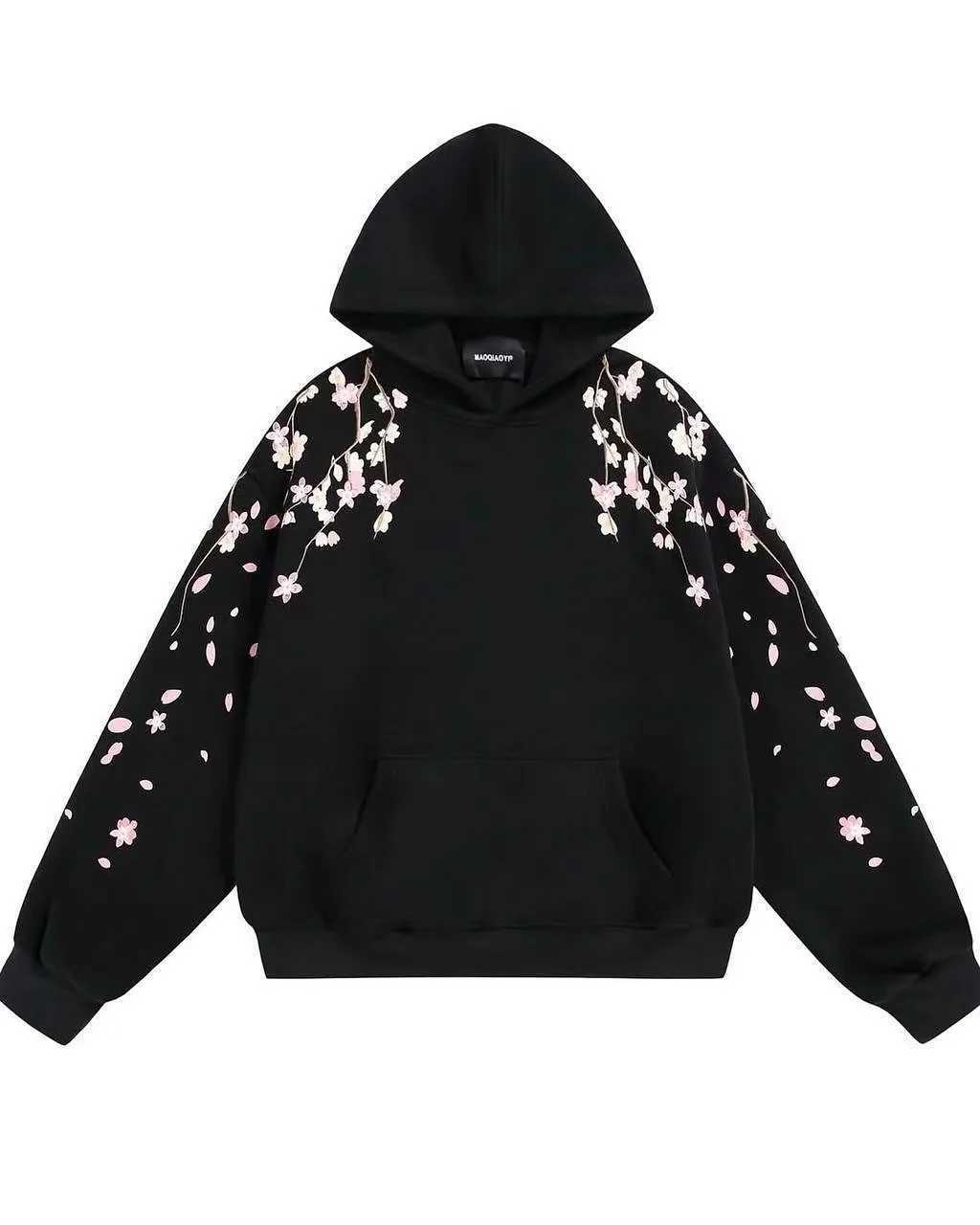 Y2K Fashion Harajuku Cute Cherry Blossom Graphic Print Oversized Hoodie Men Women Casual Pullover Sweatshirt Jacket Tops J251203