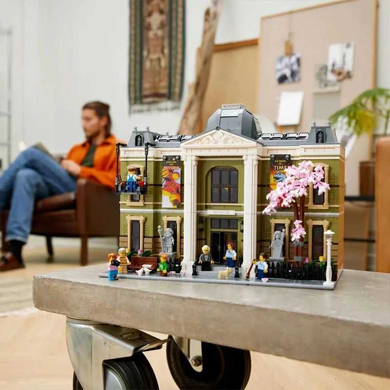 2025 New Icons Natural History Museum 10326 Biggest Modular Building Set Architecture Street View Building Blocks Toy Kids GiftXJ251202