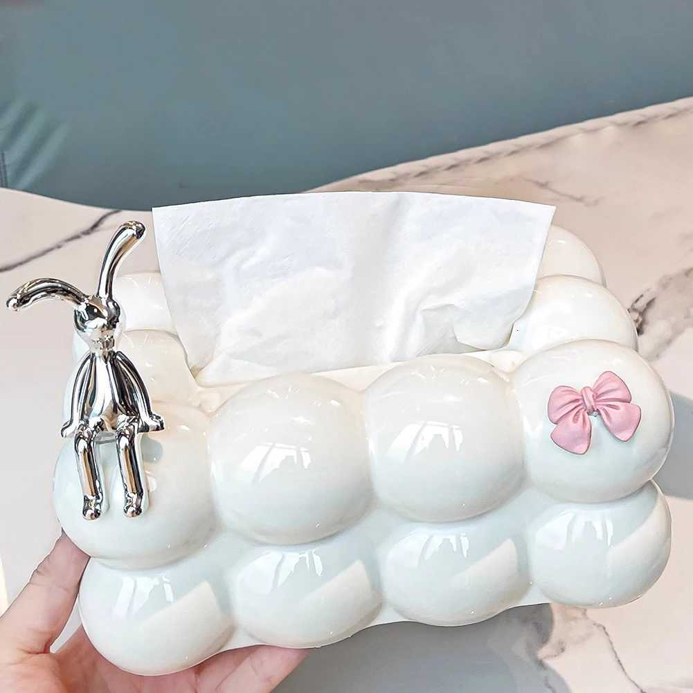 Cloud Tissue Box Minimalist Bubble Tissue Holder Creative Cotton Candy Design Tissue Organizer Living Ro Kitchen Decoration H251201
