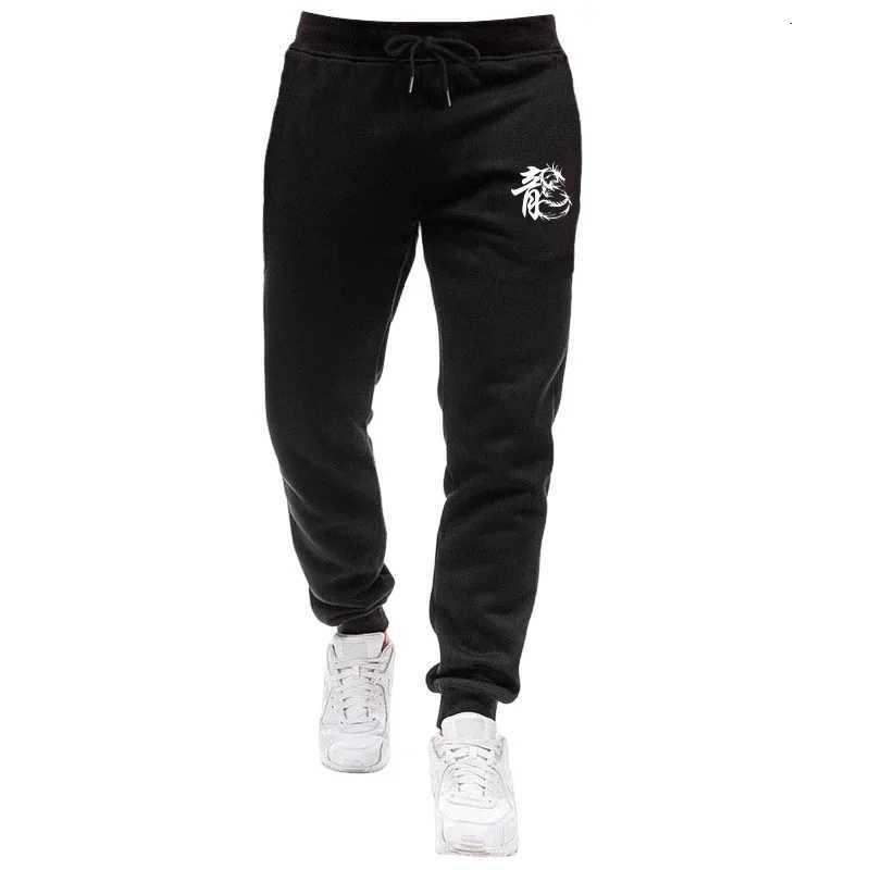 2025 New Arrival Mens Tracksuit Dragon Print Hoodie and Sweatpants Urban Casual Fashion Zipper Sweatshirt Jogger Pants Outfits W251202