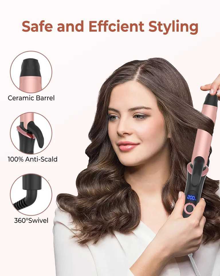 Ceramic Mini Hair Curler 25mm Travel Curling Iron Dual Voltage Curling Wand Small Hair iron Styler Curly Hair Products C251202