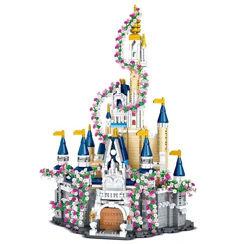es Princess Castle 100th Anniversary Ci Street View Model Building Brick Childrens Toys C251203