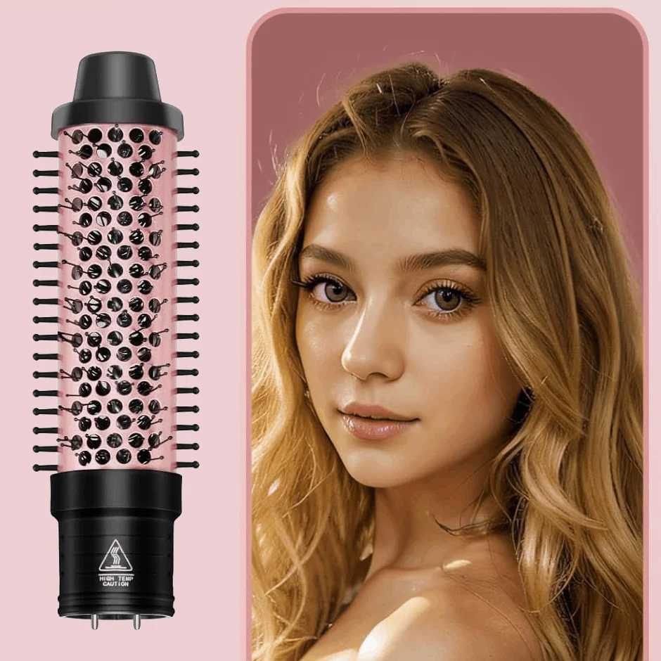 5 in 1 Curling Iron with Thermal B and 4 Interchangeable Ceramic Barrels1/2 to 1 1/2 inch Curling Wand Set with Flat Iron C251202