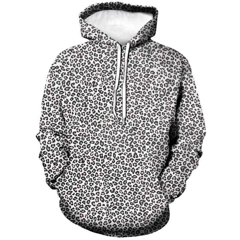 Fashion Leopard Pattern Hoodie Men 3D Printing Zebra Graphic Sweatshirt Streetwear Long Sleeve Pullovers Autumn Casual Hoodies J251203
