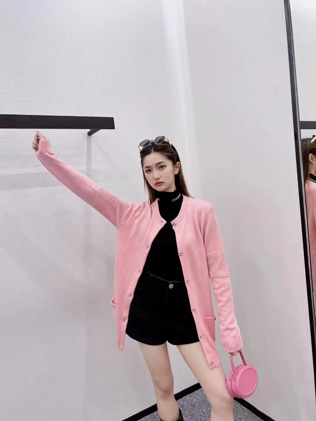 Chan 2026 knitted cardigan high quality womens sweater designer jacket women designer coat women cardigan women dress women knitted jacket Christmas gift