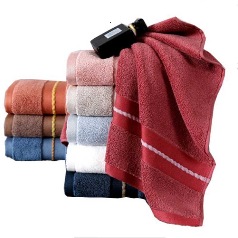 Pure Cotton Towel Absorbent Adult Towels Solid Color Soft And Absorbent Face Hand Shower Towel 34X74CM Y251202