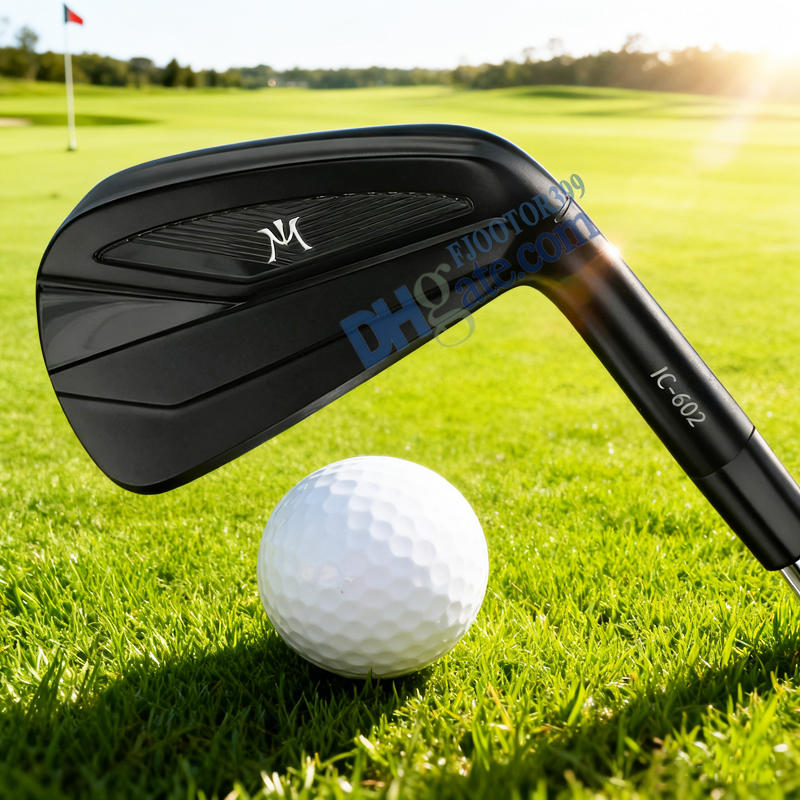 Golf Irons IC-602 Black Golf Clubs Men Right Handed Irons Set Project X Steel Shaft and Golf Grips 4-9 P