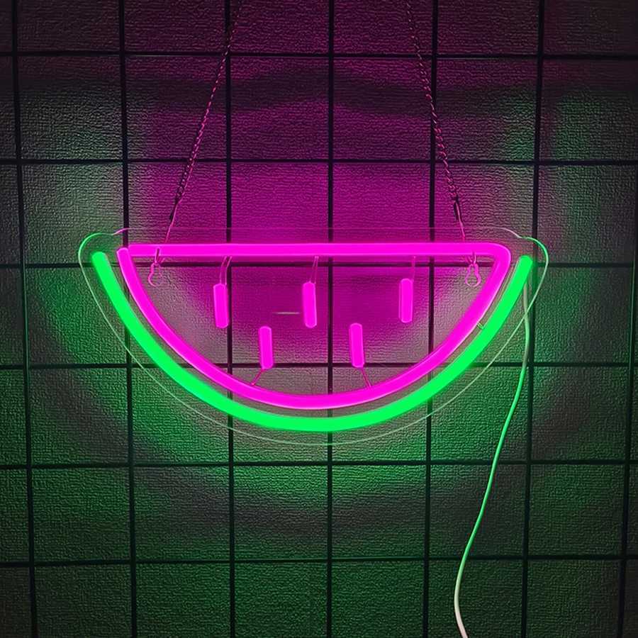 Fruit Series Neon Signs Cartoon Icon Wall Decor Usb Powered Used For Wall Lamps In Homes Restaurants Clubs And Fruit Shops H251201