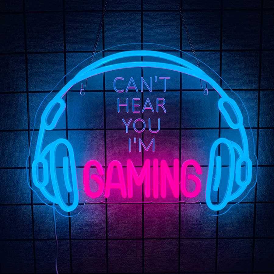 Game Series Neon Signs Used For Wall Decor Usb Powered Suitable For Room Game Room Club Bar Office Man Cave Wall Lights H251201