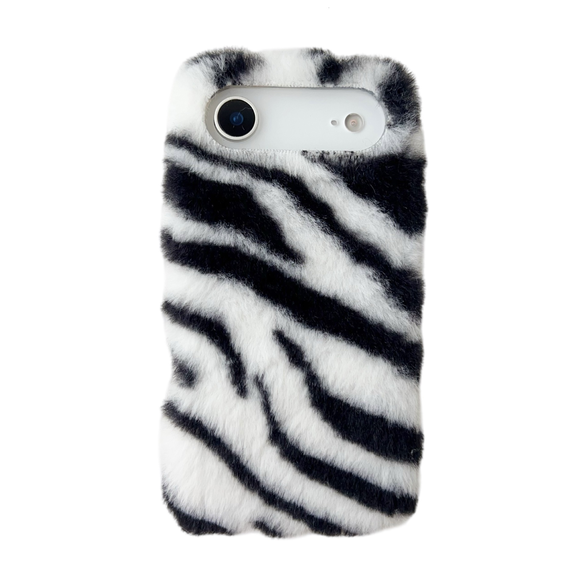Plush Leopard Print Pattern Phone Case Iphone 17 Pro Max Compatible With Apple 16/15/14 Pro Warm Winter Soft Protective Cover