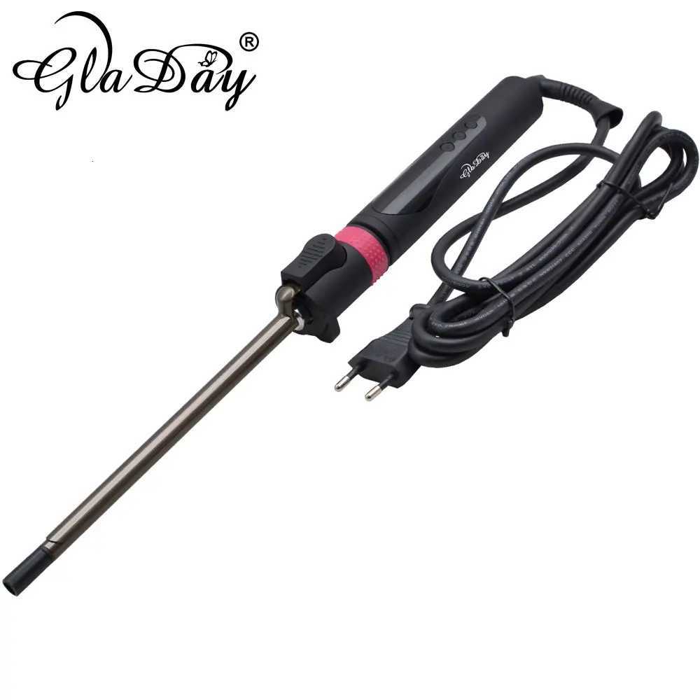 Professional 9 mm Hair Curler Ceramic coating curling iron Wand curler hair curling irons small mens hair curler iron C251202