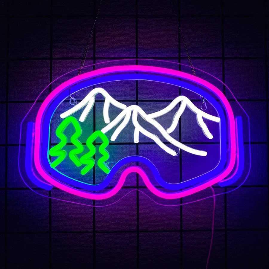 Extreme Sports Neon Signs Surfing And Skiing Aesthetic Icons Used In Gyms Party Bars Club Decor Gifts For Boys And Girls H251201