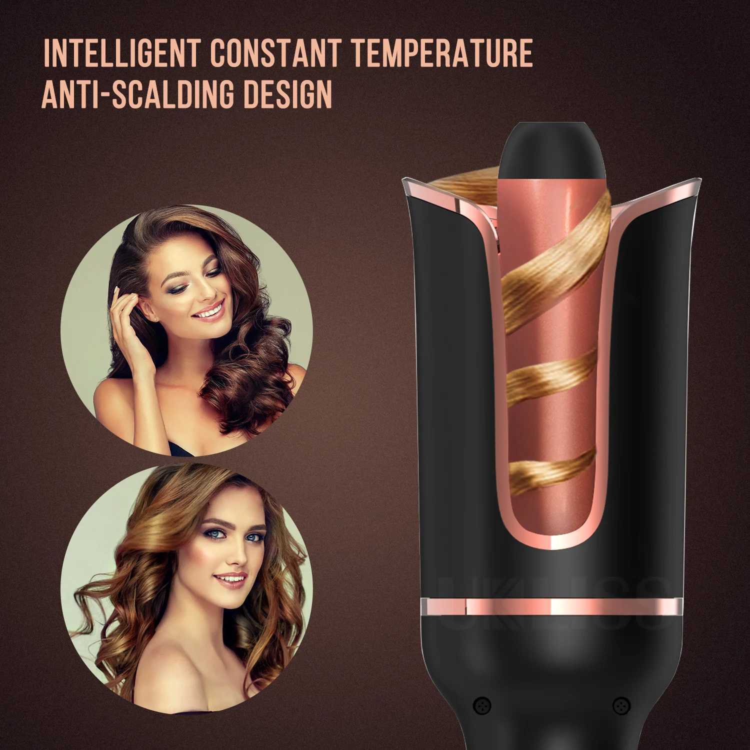Autatically Hair Curler Autatic Looper Wavy Crimping Curl Tool C251202
