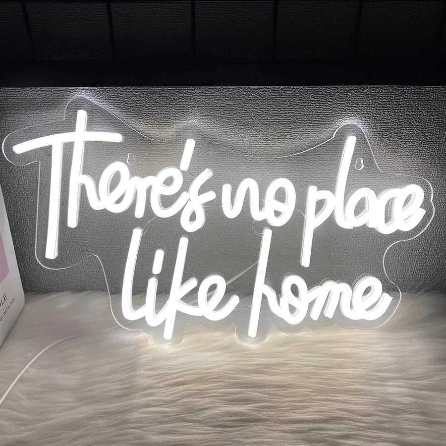ThereS No Place Like Home Neon Lights Warm White Led Neon Lights Weddings Family Gatherings Usb Connection Home Decoration H251201