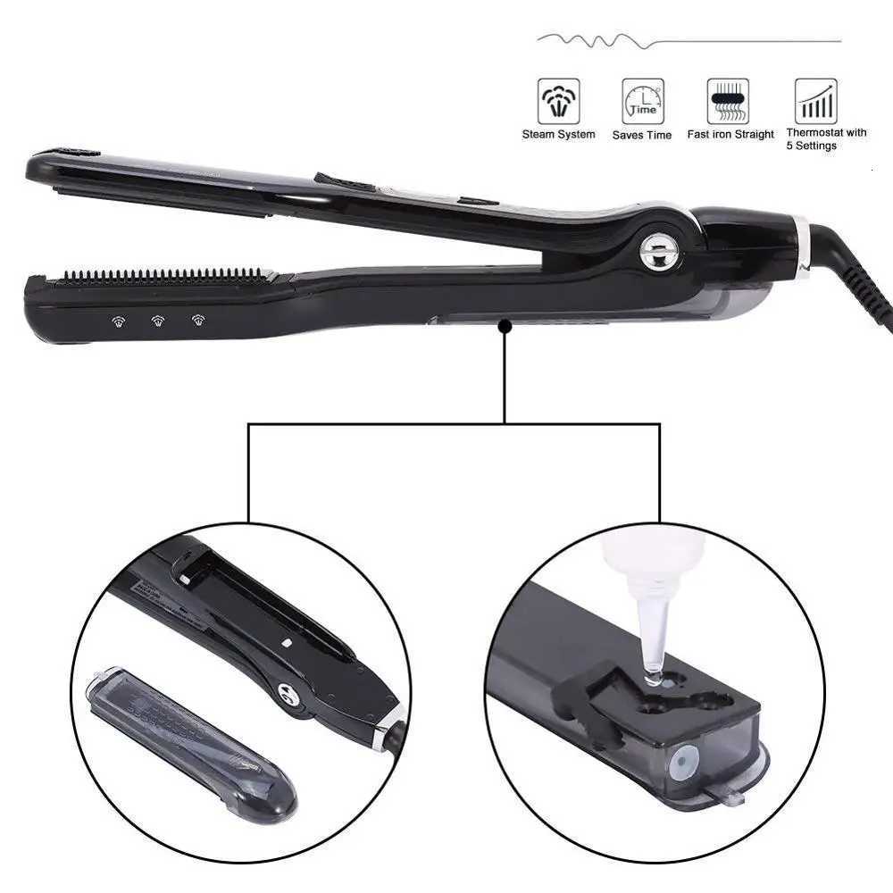 Hair Curlers For Wen Hair Straightener Steam Titanium Ceramic Flat Iron Professional Electric Cb Hair Curling Iron Styler C251202