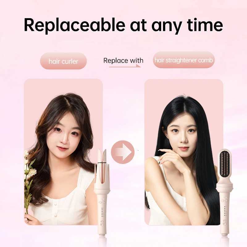 Autatic Hair Curler 32mm Professional Curling Iron Auto Rotating Ceramic Hair Roller Stick 40mm Curling Wand Hair Waver C251202