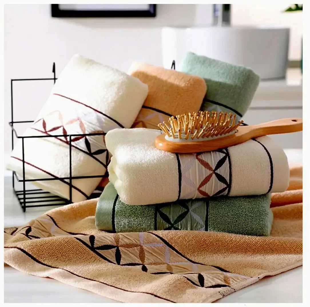 4 packs pure cotton hand towel 100 cotton face towel printed super soft high absorbent bathroom Y251202