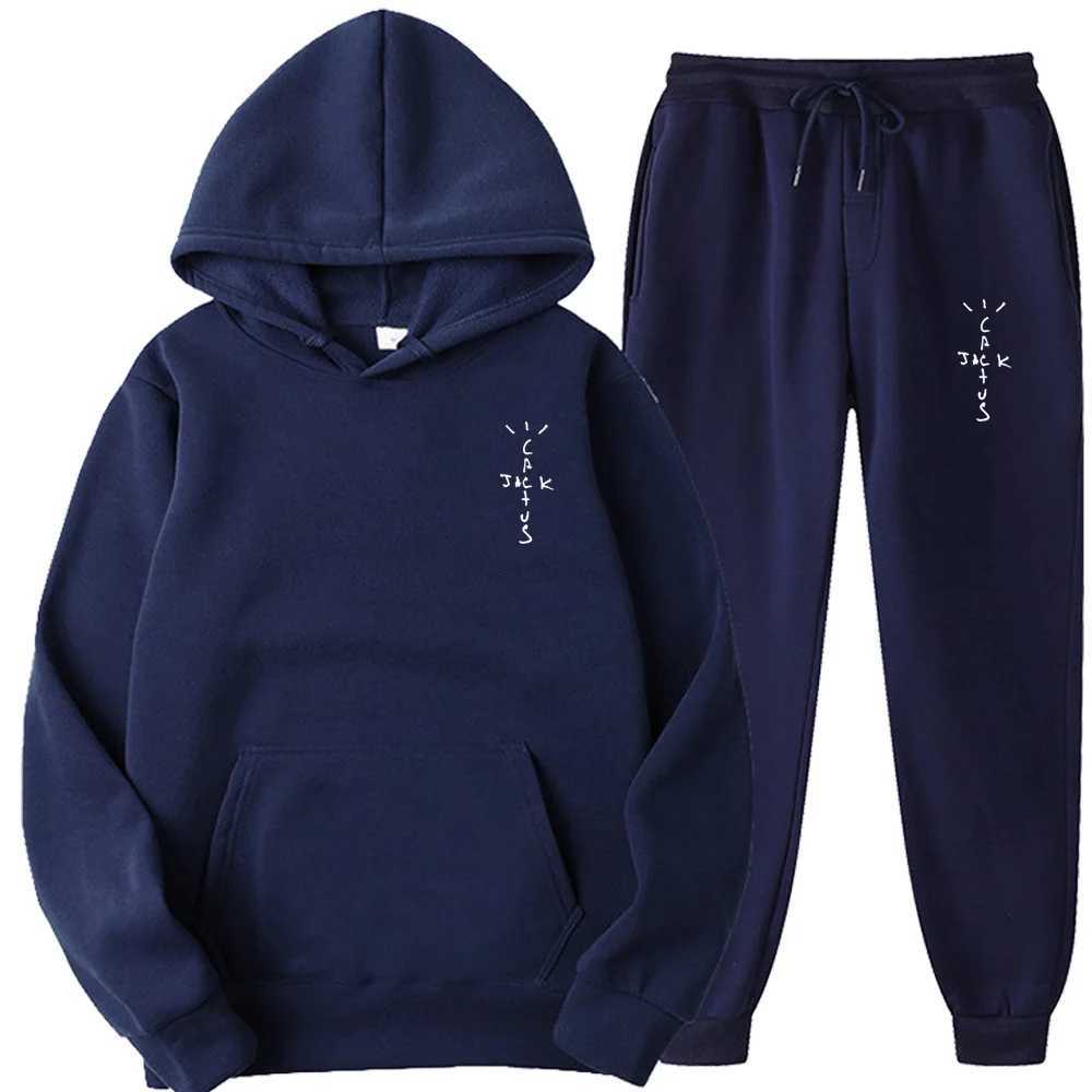 mens and womens sportswear long sleeved sportswear mens and womens hoodies casual warm hoodies two-piece set long pants W251202