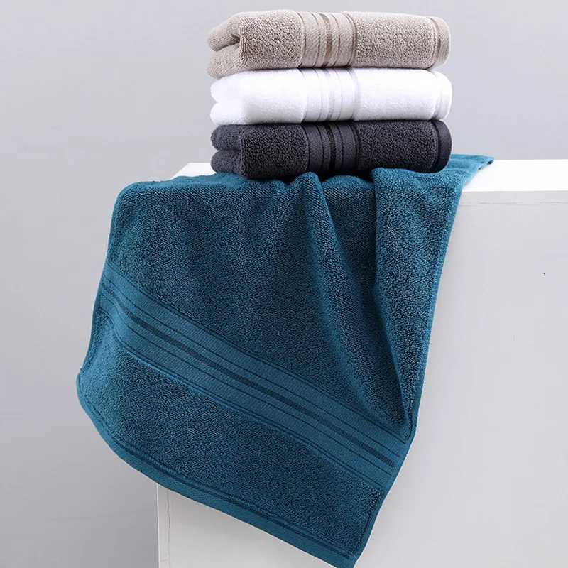 35X75cm 100 cotton towel absorbent adult bath towel pure color soft are super absorbent super soft travel and sports towels Y251202