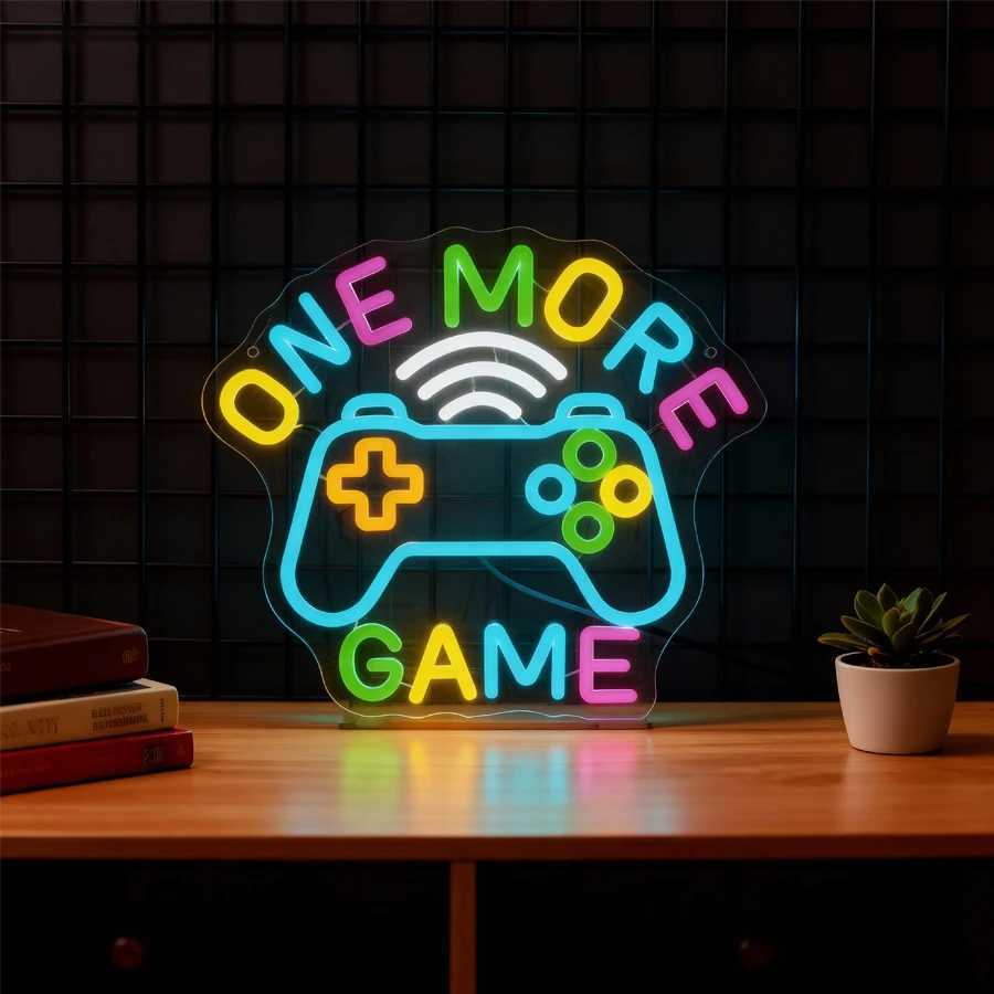 Game Controller Led Neon Sign Suitable For Wall Decor Of Game Room Handle Shape Is The Best Gift For Gamers Easy To Hang H251201