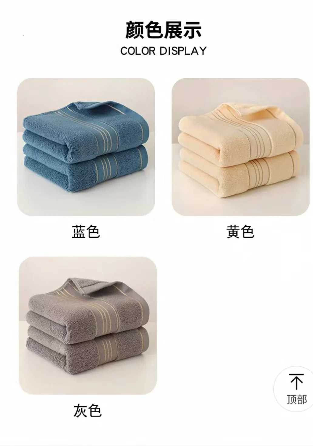 2025 New Style Pure Cotton Towel for Face Washing Home Use Thickened Soft Absorbent Non-Pilling 2-Piece Set Y251202