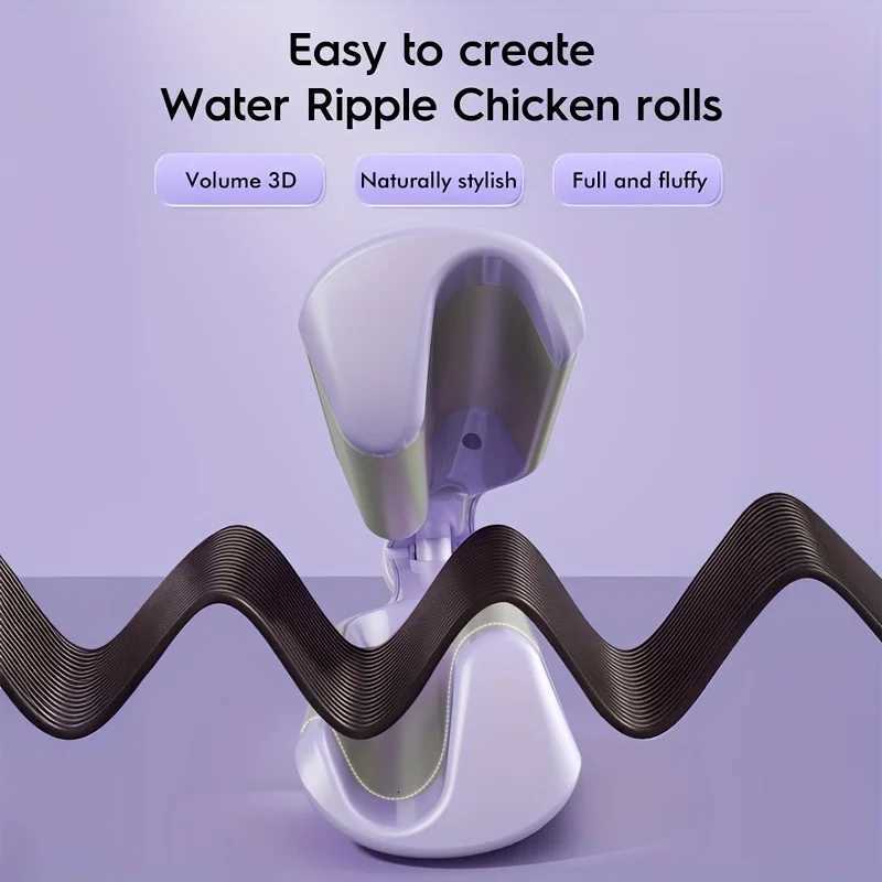 Ladies deep V big hair curling rod 32mm long-la styling roller fast heating suitable for width and depth waves holiday C251202