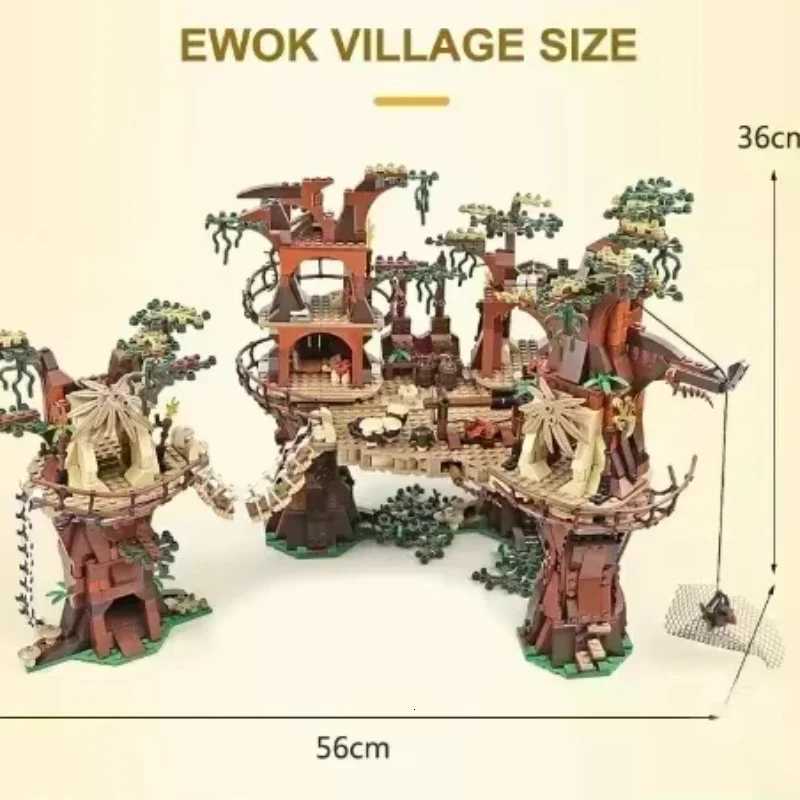 Ewok Village Building for Adts Bricks Toys for Children Construct Birthday Christmas Gifts for Kids C251203
