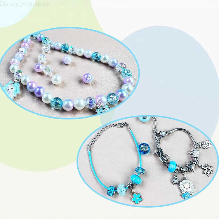 Disney Ice Queen Elsa Princess Jewelry Box Childrens Toy Hair Accessories Gift Box Girl Pretend Play Princess Style Gift H251202