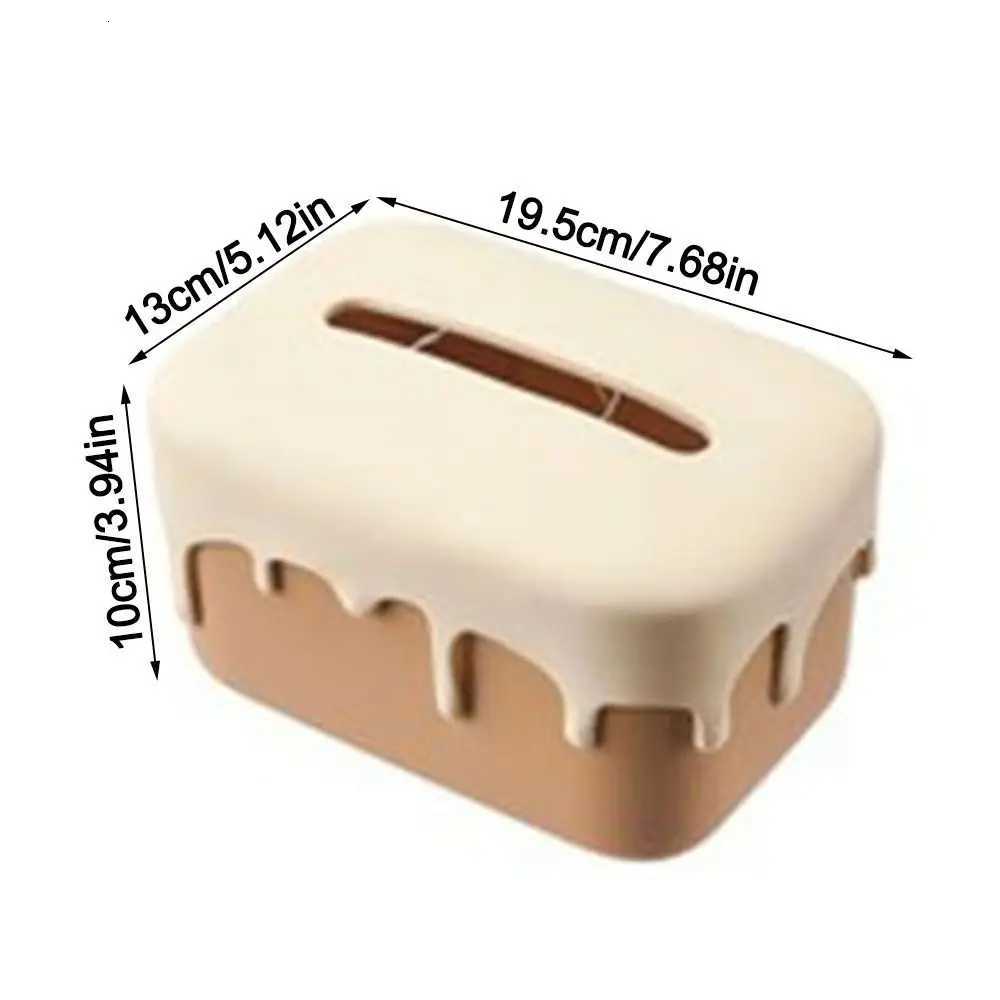 Cute Tissue Box with Accessories Spring Lifting Paper box DIY Large Capacity Tissue Storage Box Living Ro Bathro H251201