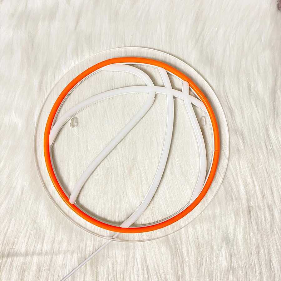 Basketball Led Neon Sign Used For Wall Decor Usb Powered Bedroom Stadium Basketball Club Man Cave Art Wall Lamp H251201