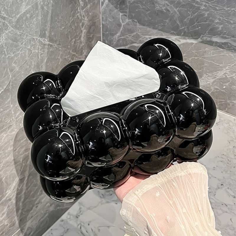 High Aesthetic Tissue Box He Living Ro High-End Tissue Storage Paper Box Style Napkin Box H251201