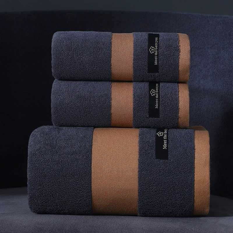 Soft Luxury Premium Cotton Towels Bath Towel Thick Solid Color Adult Household Use All Cotton Absorbent Face Towel Bath Towel Y251202