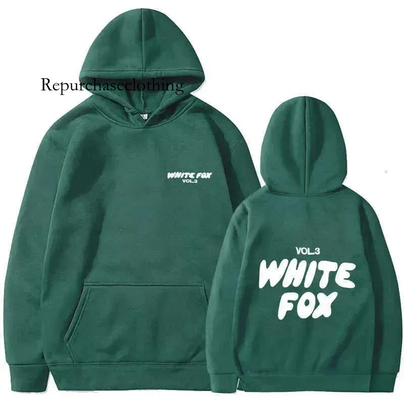 white foxset hoodie kid mens womens designer high quality Tracksuit Fashion Loose Thick Letter Printed Sweatshirts Hoody Loose Casual Pure Cotton whitefoxset 5d1