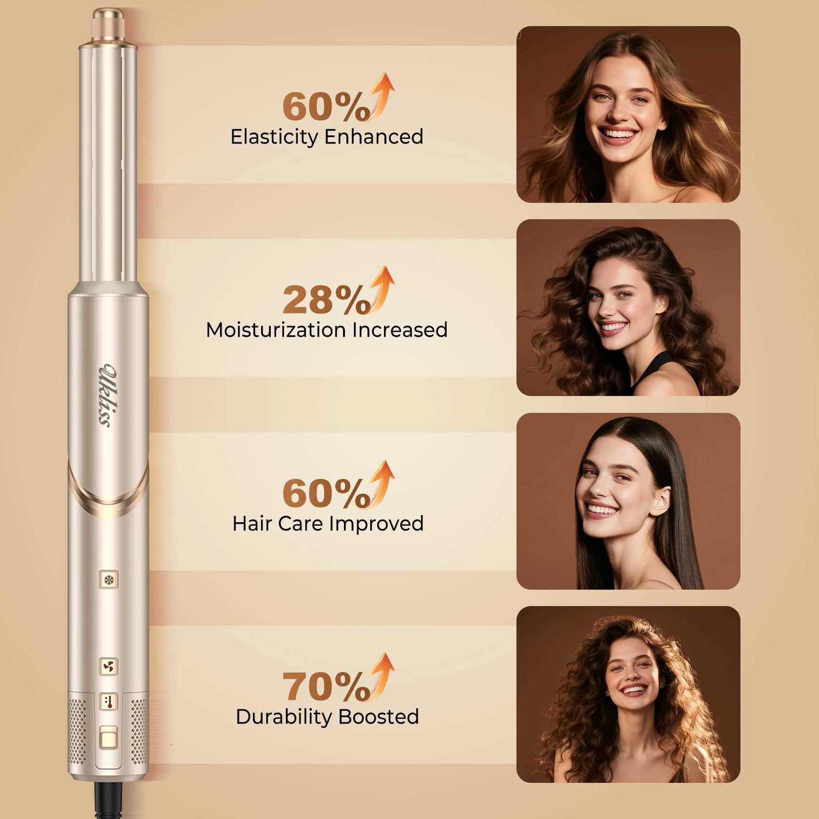 Hair Dryer 8 in 1 Hair Styler Tools Cplete Set Salon Bless Motor 110000rpm Professional Blower Dryerr With Cb C251202