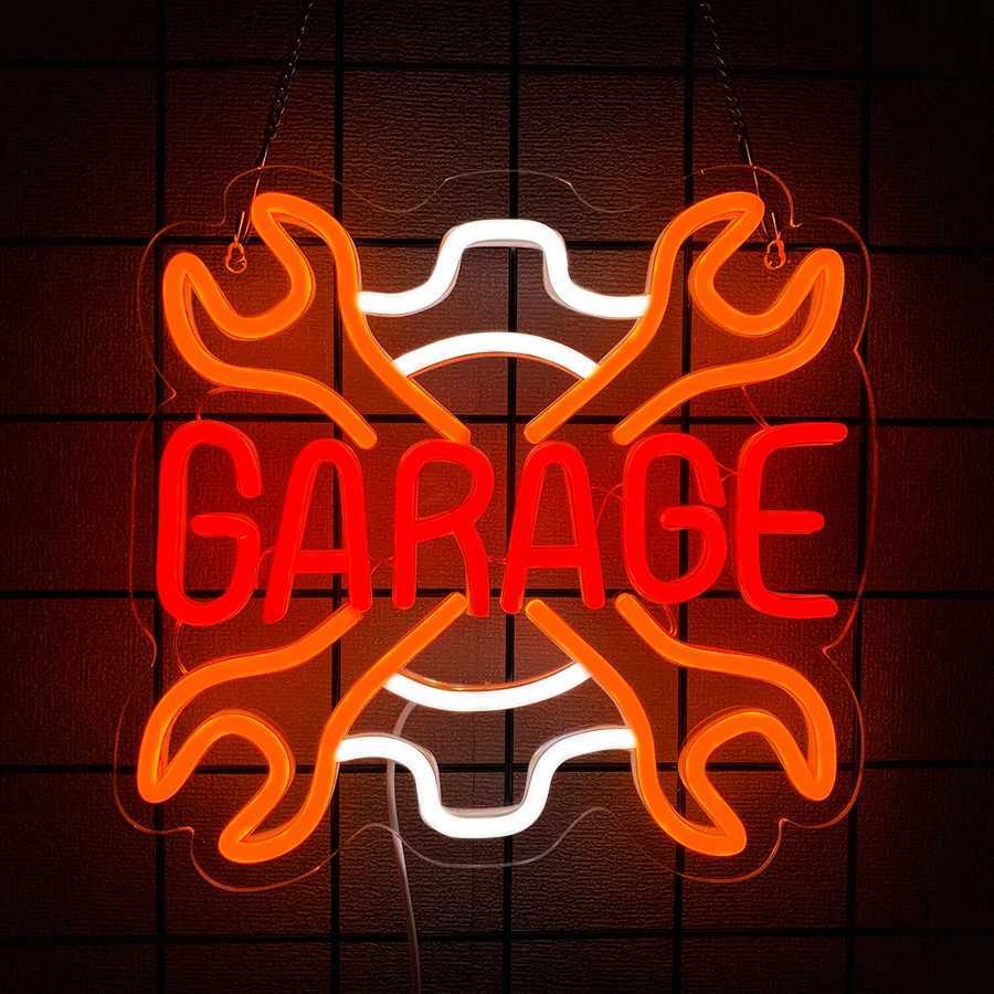 Car Maintenance Series Neon Signs Tools Led Icon Usb Powered Used For Man Caves Garages Workshops Auto Parts Stores Decor H251201