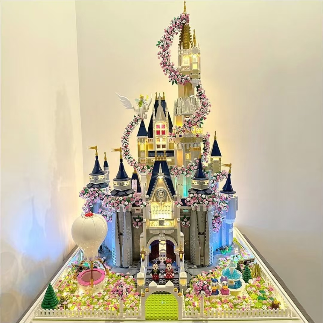 es Princess Castle 100th Anniversary Ci Street View Model Building Brick Childrens Toys C251203