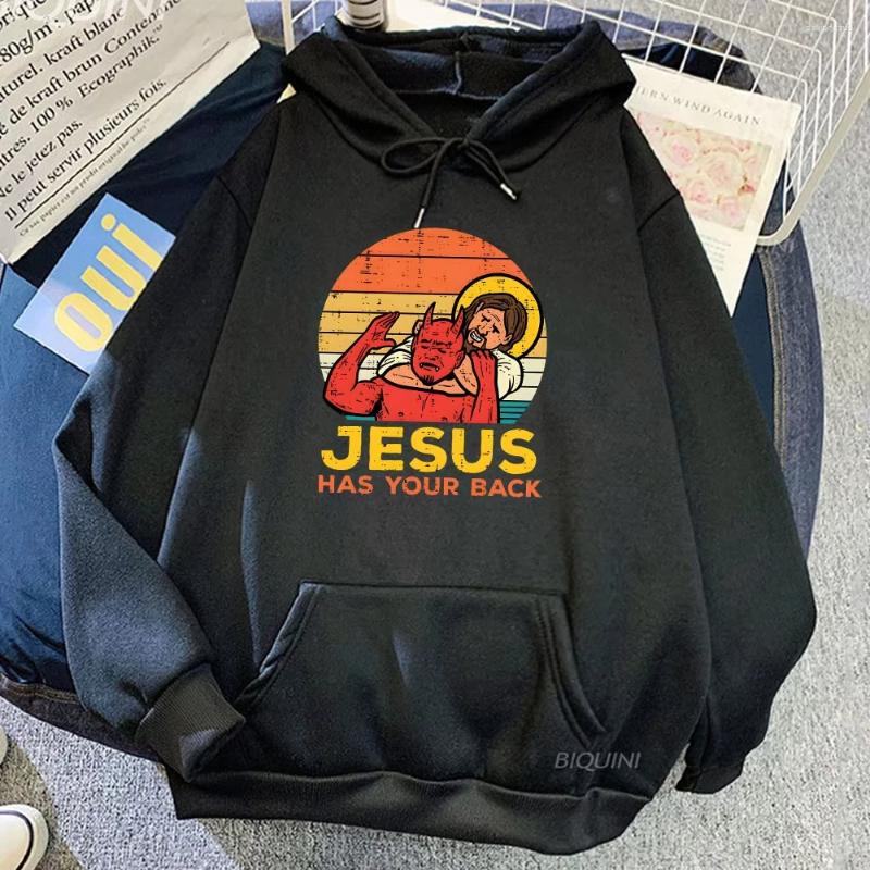 Men's Hoodies Jesus… - image