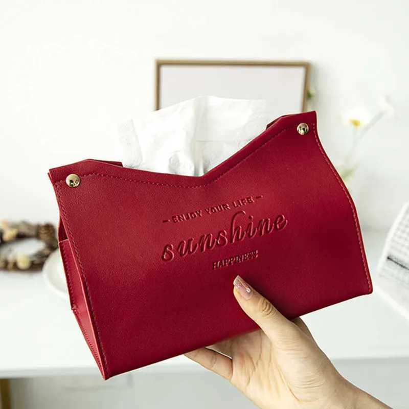 Leather Tissue Box Car Tissue Box He Living Ro Decoration Bedro Kitchen Desktop Nordic Large Storage Box Napkin Holder H251201