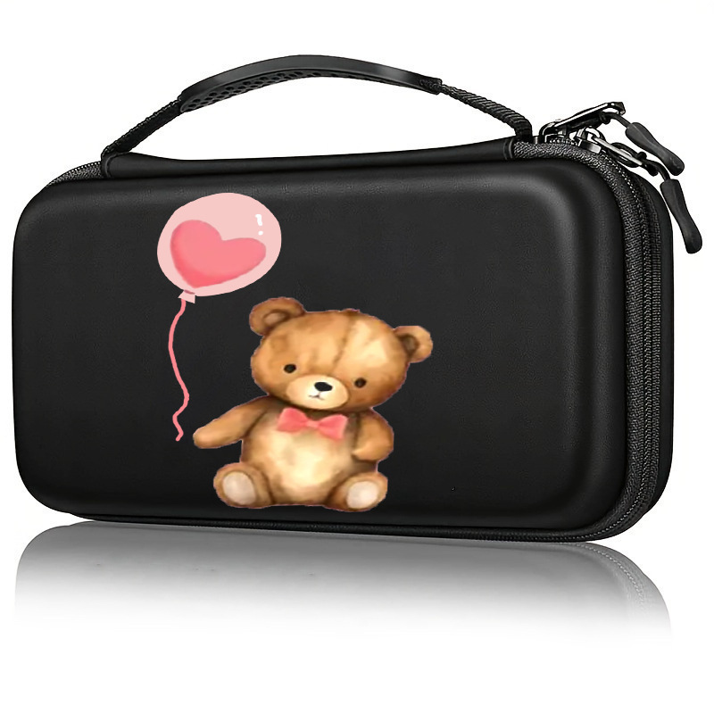 Cute Plush Carrying Bag Compatible with Nintendo Switch/OLED Portable Crossbody Travel Bag 240322